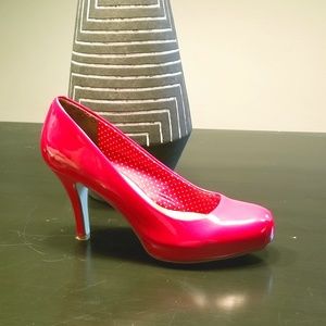 Red Patent Leather Pumps